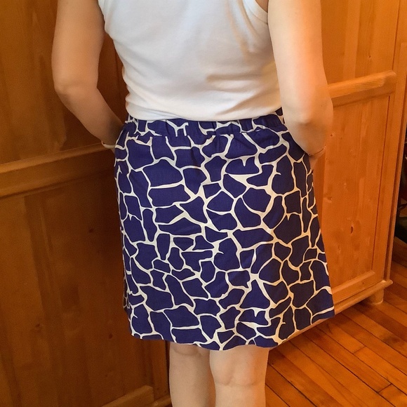 Blue/white Alfred Sung Skirt M - Picture 5 of 7